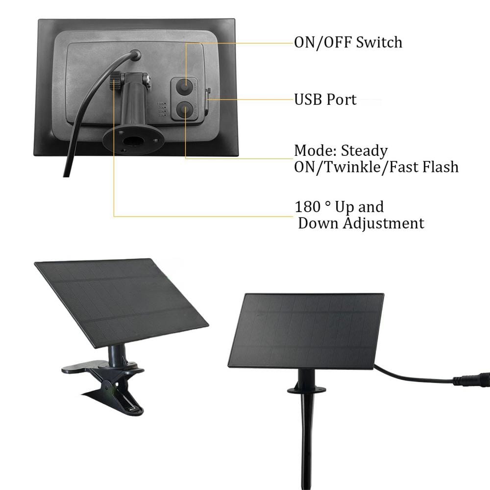 15 Bulbs 50 ft. Outdoor Solar LED Edison String -Light - Hercitys