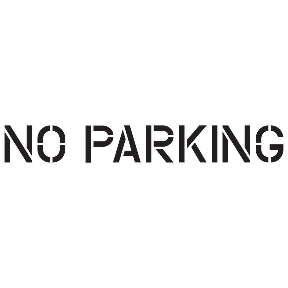 3 in. No Parking Stencil - Hercitys
