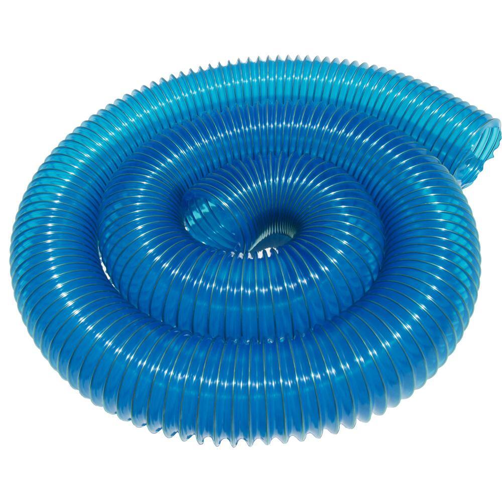 1.75 in. D x 12 ft. PVC Flexduct Coil Flexible Ducting in Blue - Hercitys