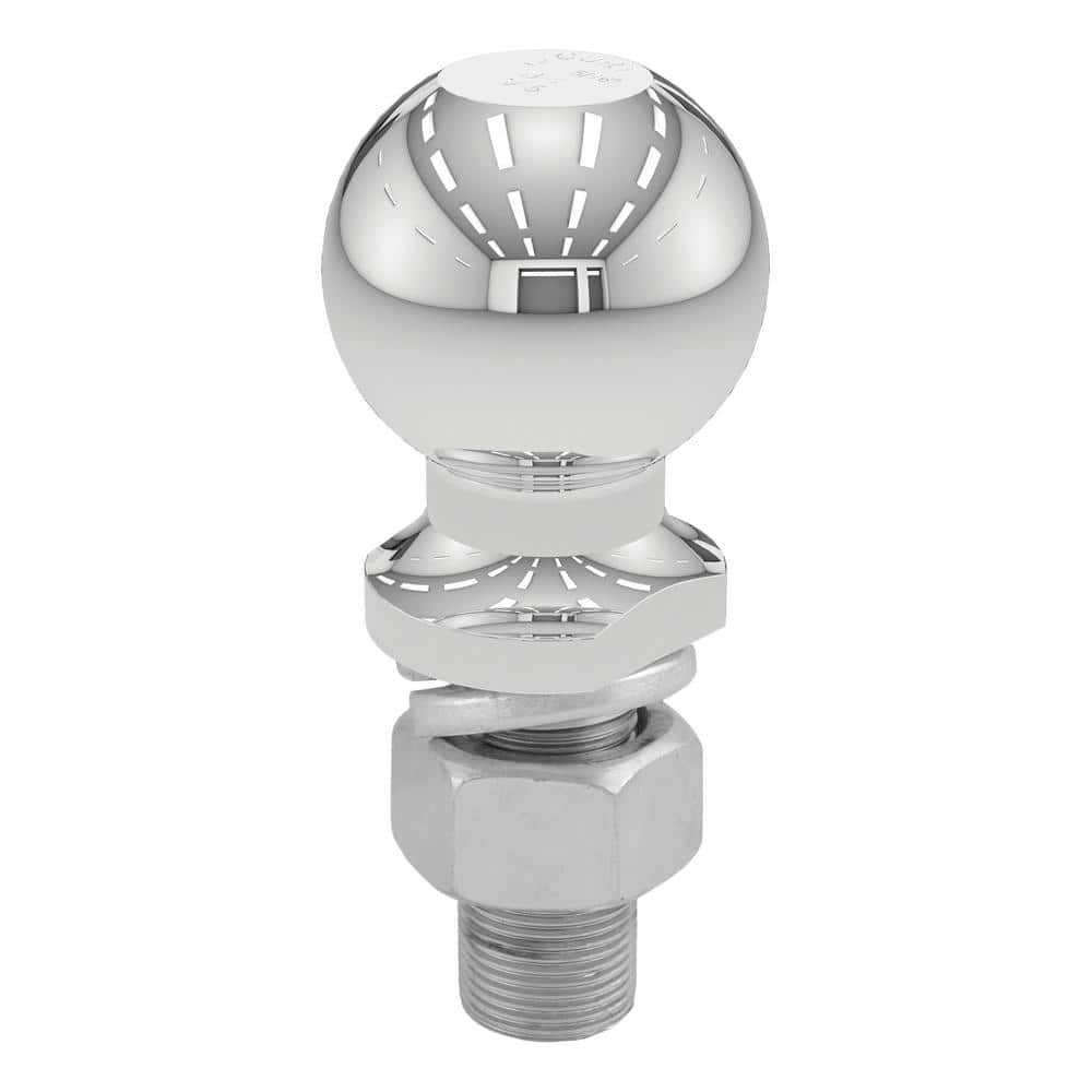 2-5/16″ Trailer Hitch Tow Ball (1″ x 2-1/4″ Shank, 12,000 lbs., Chrome) - Hercitys