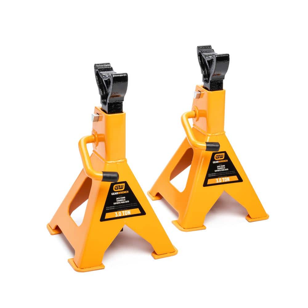 3-Ton Ratcheting Jack Stands (2-Piece) - Hercitys