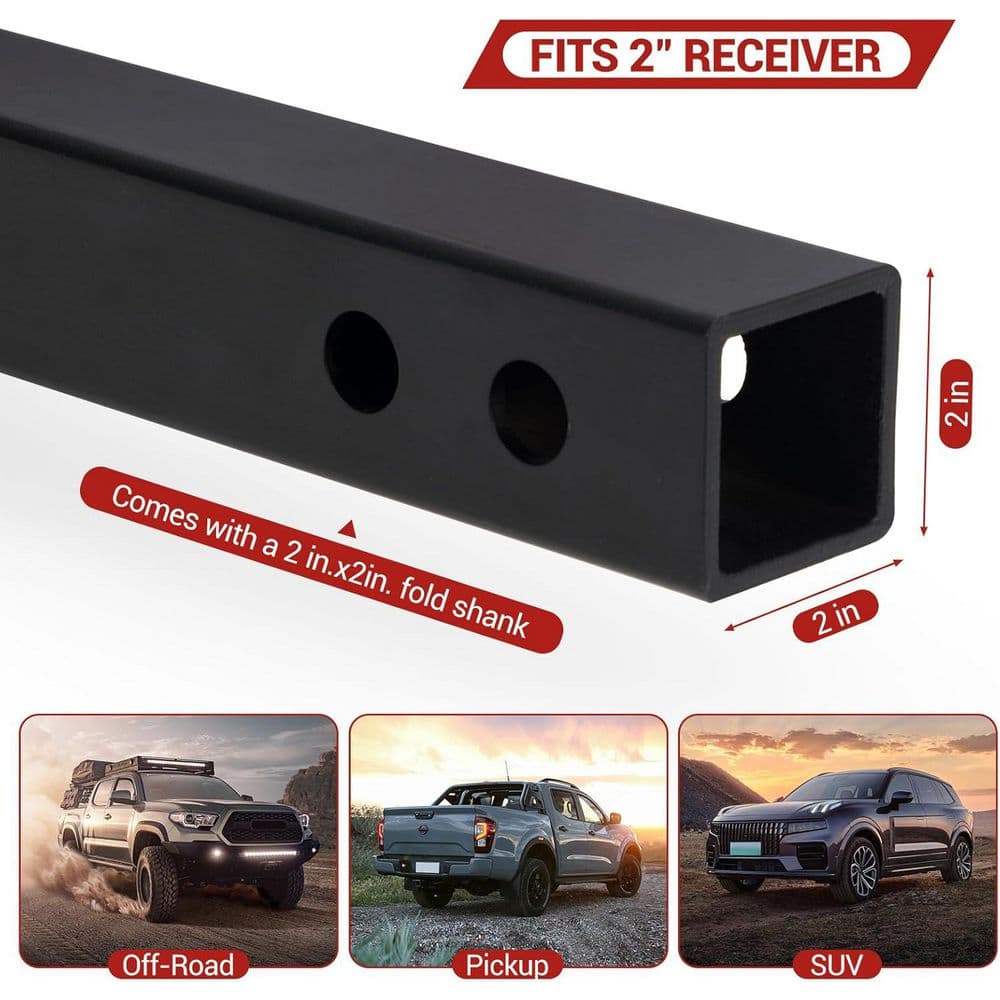 500 lbs. Capacity 60 in. x 24 in. x 6in. Hitch Mount Cargo Carrier Basket with Waterproof Cargo Bag and Net - Hercitys