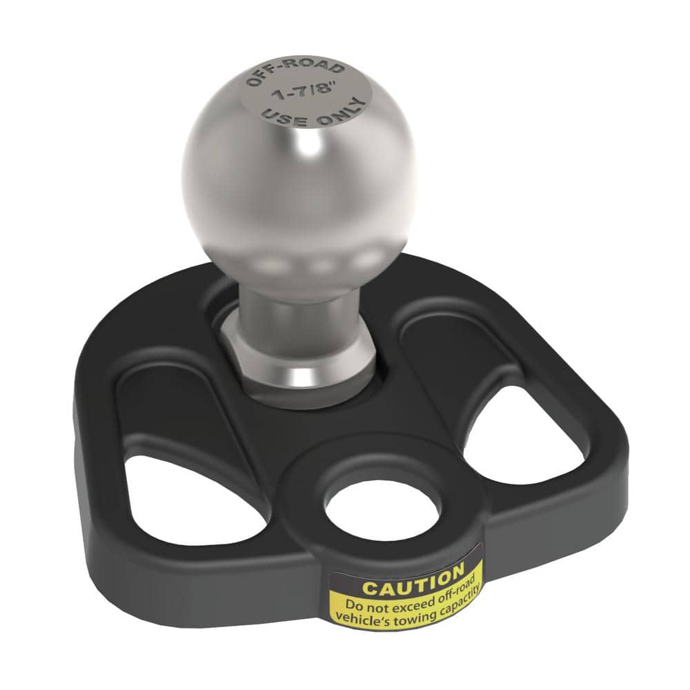 3-Way Hitch Plate and Towing Ball - Hercitys