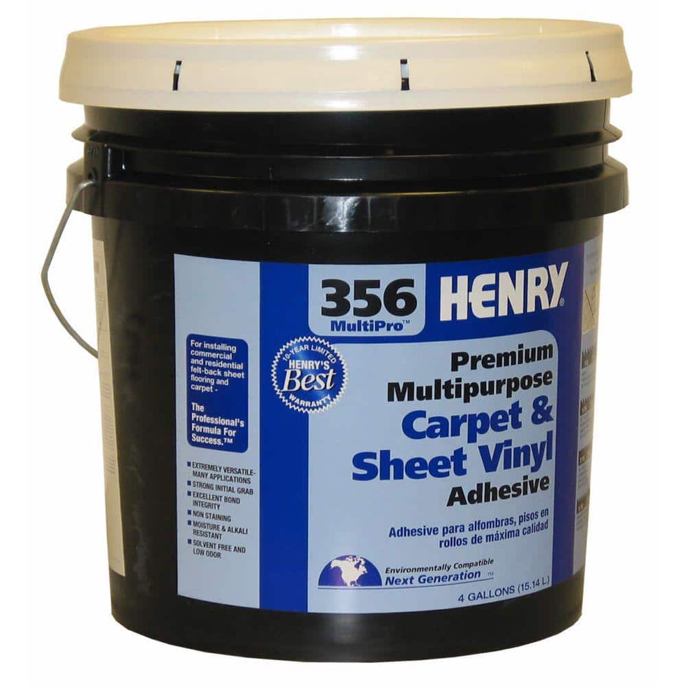 356 4 Gal. Multi-Purpose Sheet Vinyl and Carpet Adhesive - Hercitys
