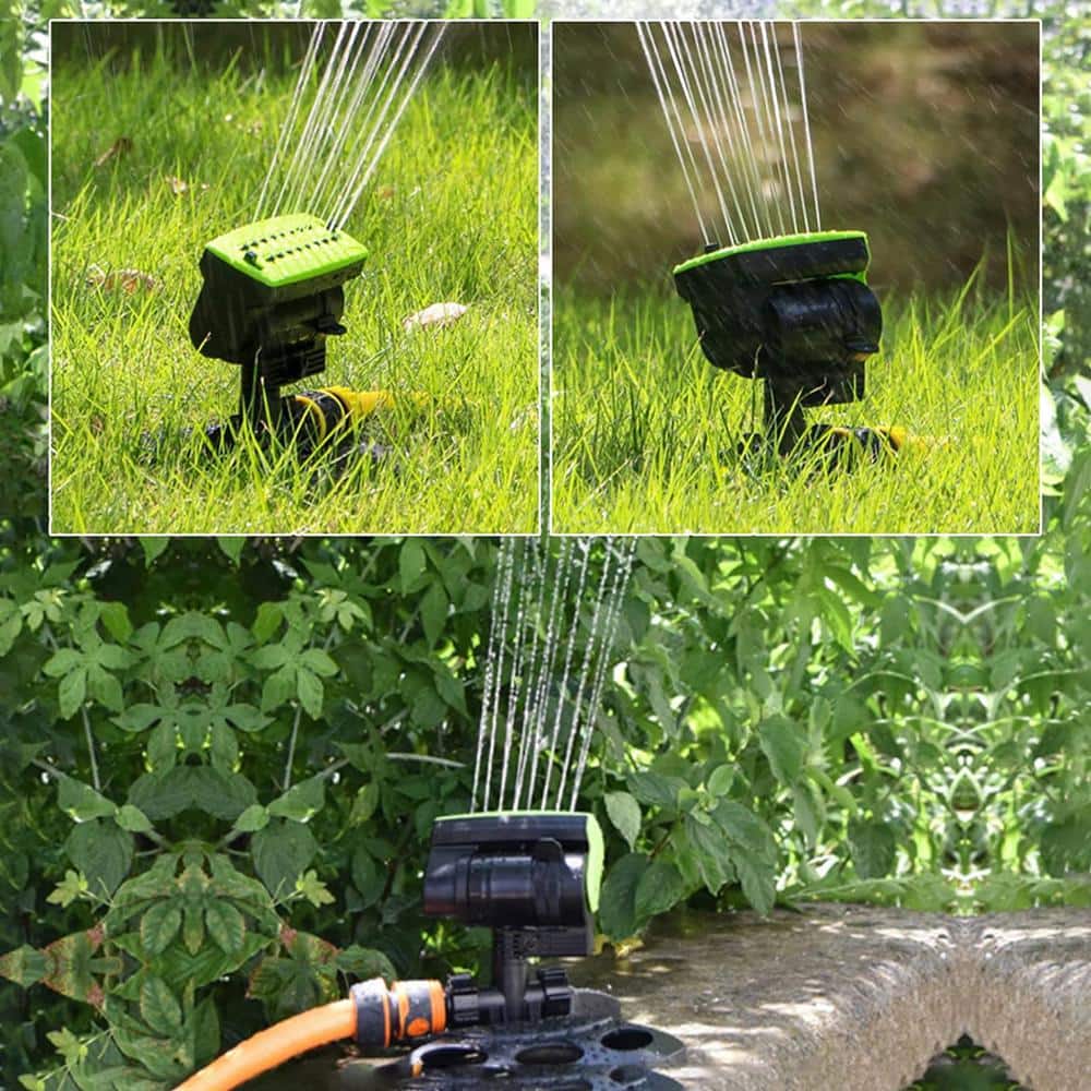180-Degree Rotating Mini Oscillator Sprinkler Adjustable Lawn Sprinkler Irrigation System Water Sprayer System - Hercitys