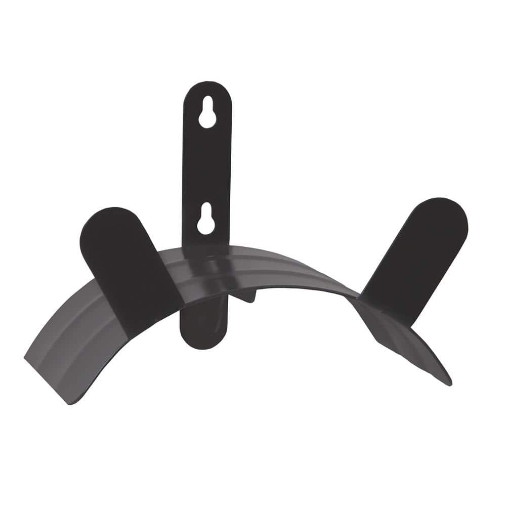 125 ft. Black Steel Heavy-duty Wall Mounted Garden Hose Reel (2-Pack) - Hercitys