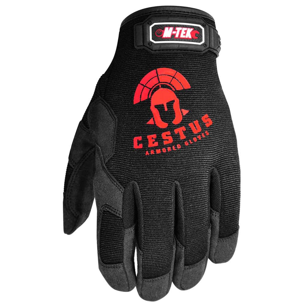 2XL Black M-Tek Gloves - Hercitys