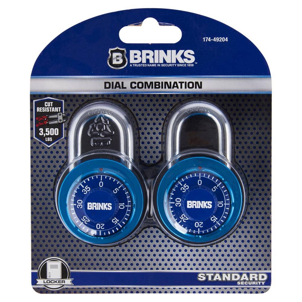 50 mm Steel Dial Combination Padlock (2-Pack) - Hercitys