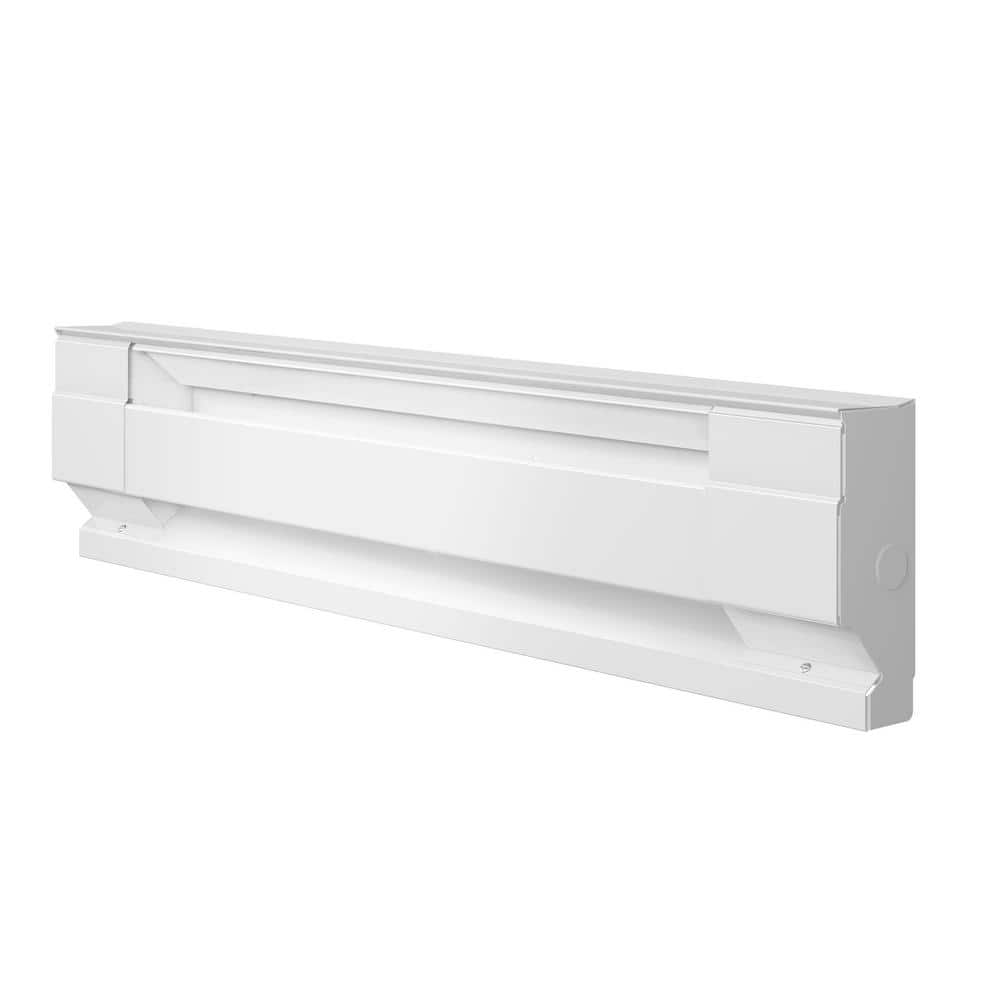 24 in. 240/208-volt 350/262-watt Electric Baseboard Heater in White - Hercitys