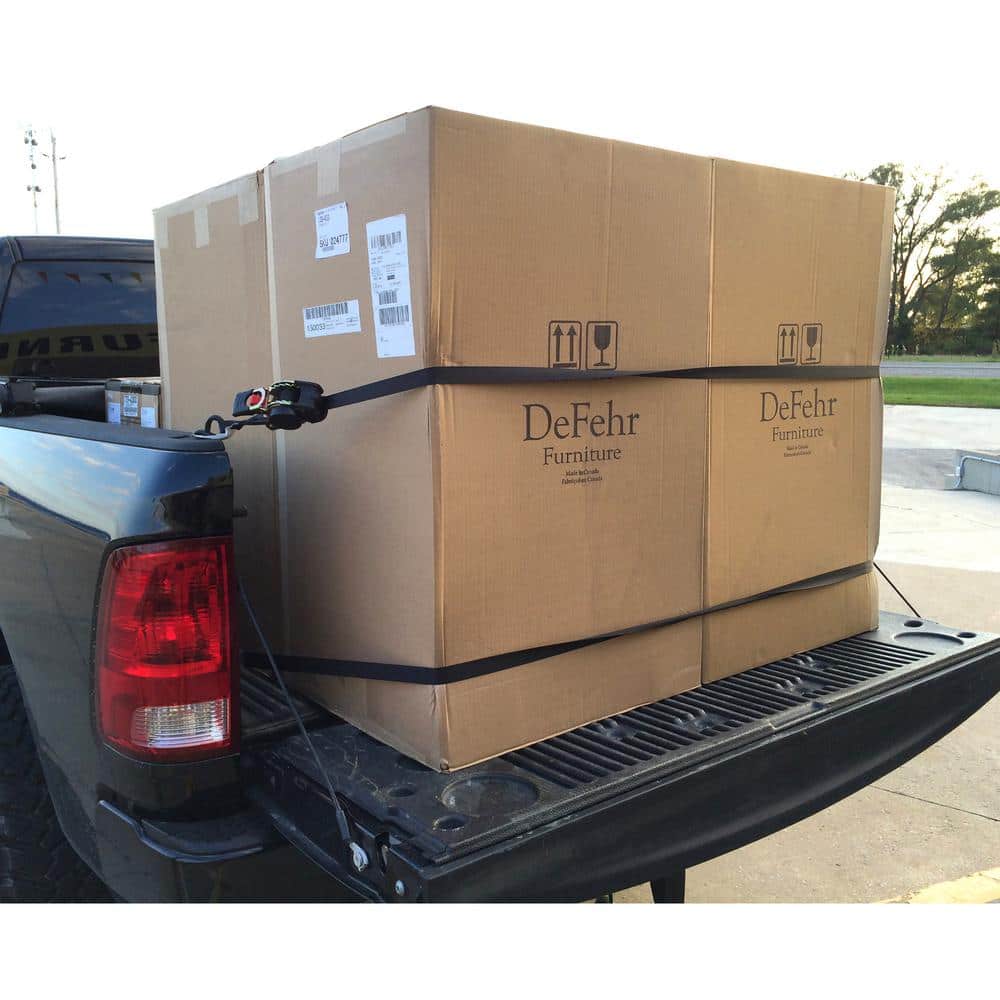 10 ft. Retractable Ratcheting Tie-Downs (2-Pack) - Hercitys