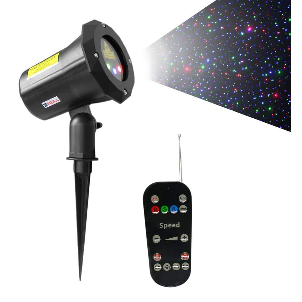 3-Light Multi Moving Remote Controllable Laser Christmas Light - Hercitys