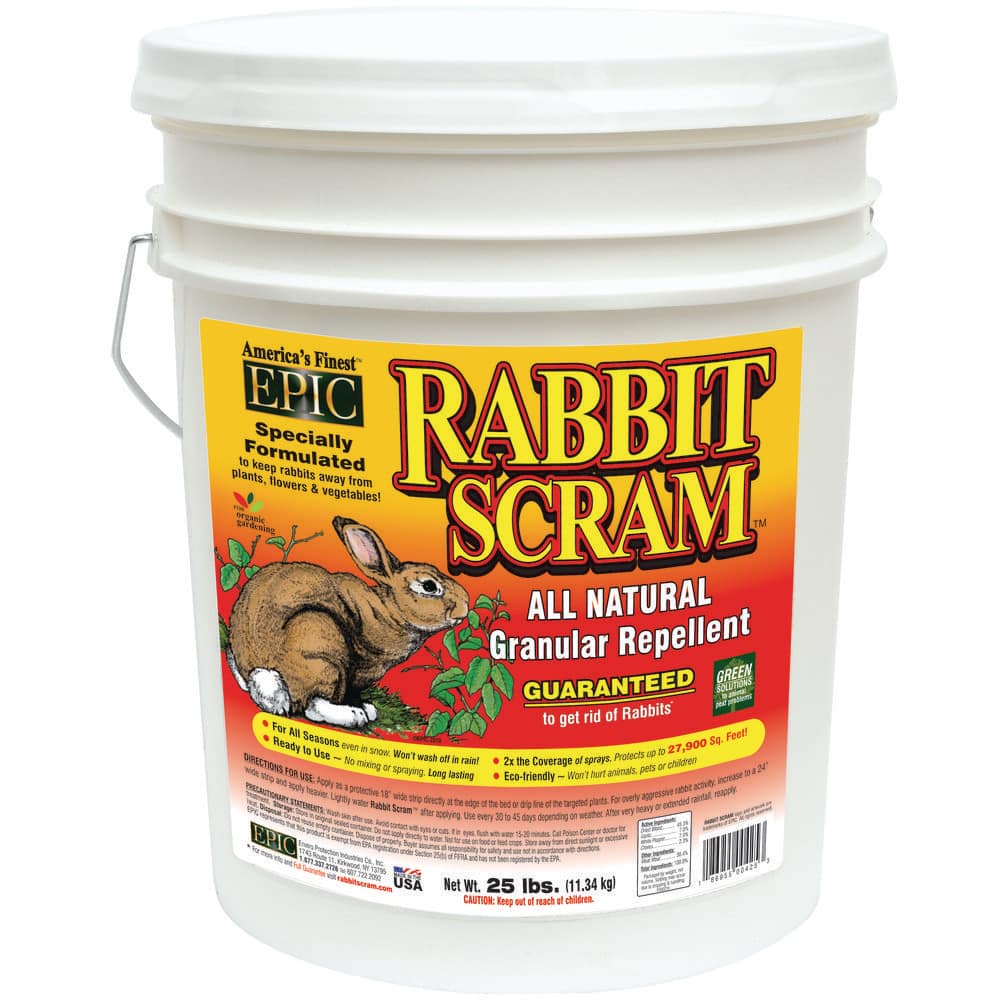 25 lbs. Rabbit Repellent Granular Pail - Hercitys