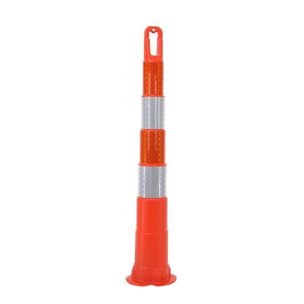 42 in. Orange Safety Cone without Base and 4 Bands with 6 in. High-Intensity Sheeting - Hercitys