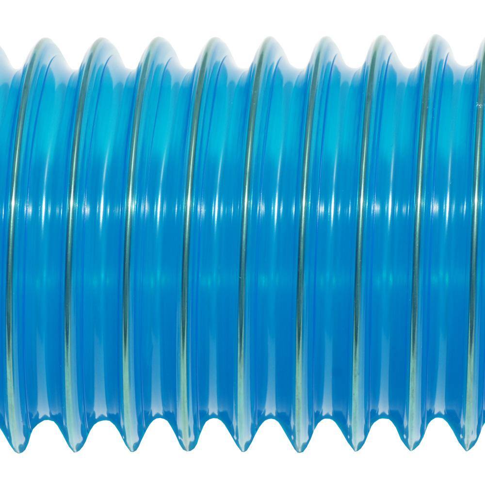 1.75 in. D x 12 ft. PVC Flexduct Coil Flexible Ducting in Blue - Hercitys
