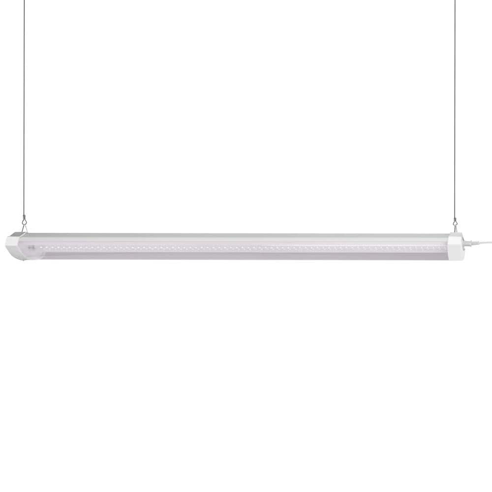 46 in. 40-Watt White LED 3 Adjustable Spectrum Remote Control Linkable Plant Grow Light Fixture White Adjustable Light - Hercitys