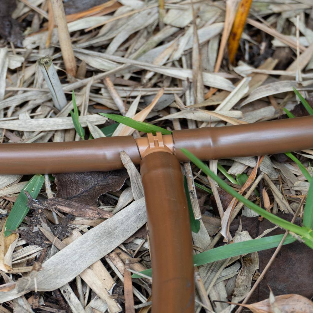 1/2 in. Barbed Tee, 600 in. ID, 17 mm, BRN (20-Pack) - Hercitys