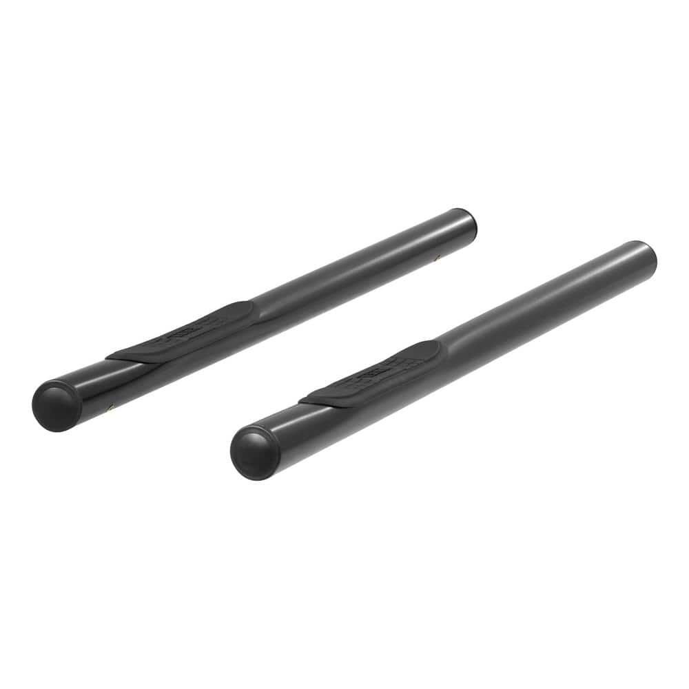 3-Inch Round Black Steel Nerf Bars, No-Drill, Select Toyota Tacoma - Hercitys
