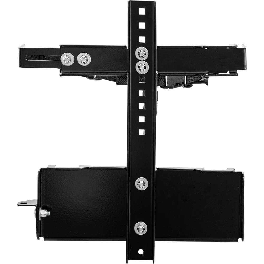 4 Gal. Capacity Adjustable Sprayer Rack for Landscape Trailers Trailer Kit in Black - Hercitys