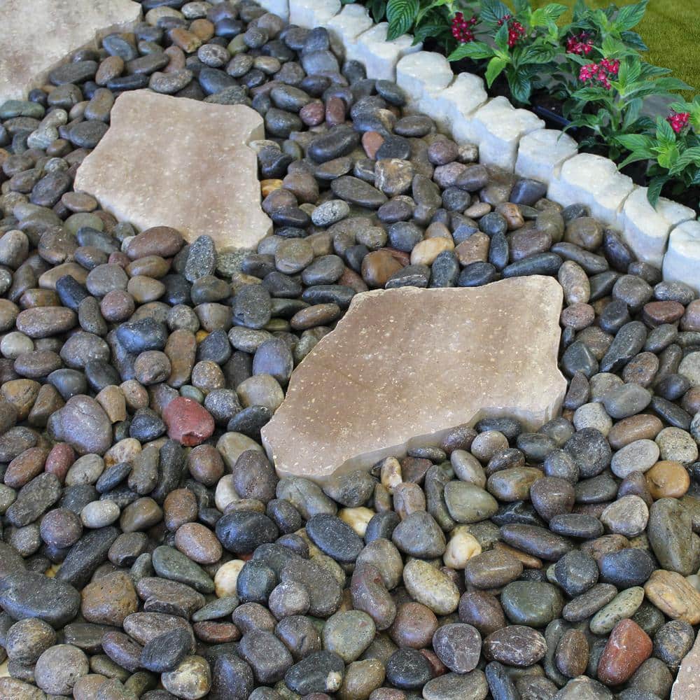 1 in. to 2 in. 30 lb. Medium Mixed Grade A Polished Pebbles - Hercitys