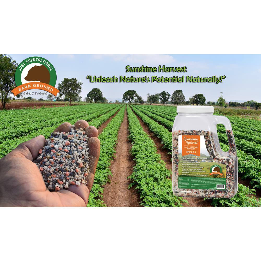 12 lbs. Lawn and Vegetable Fertilizer NPK 10-6-4 - Hercitys