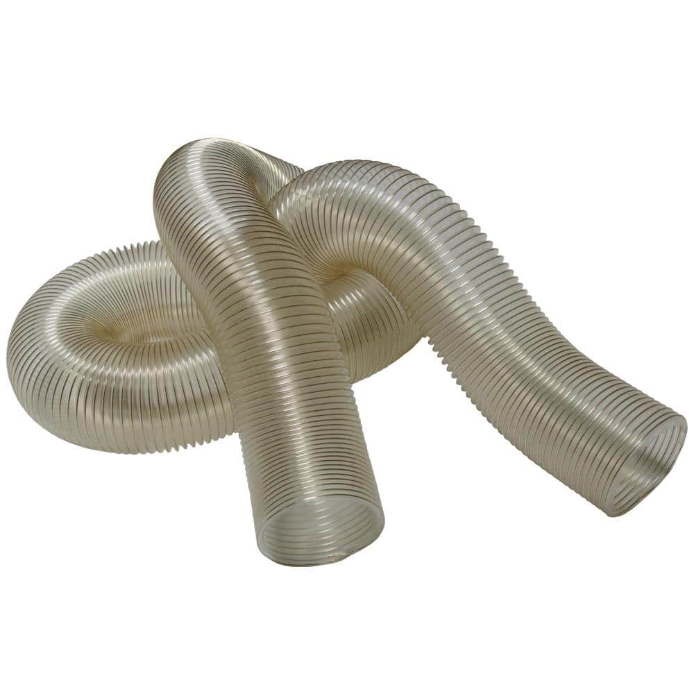 1.75 in. D x 12 ft. PVC Coil General Purpose Flexible Ducting in Clear - Hercitys