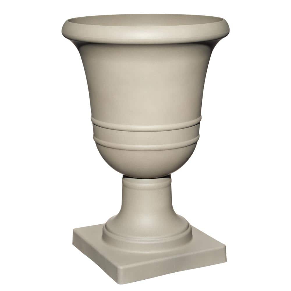 16 in. Norwich Antique Zinc Resin Urn Planter - Hercitys