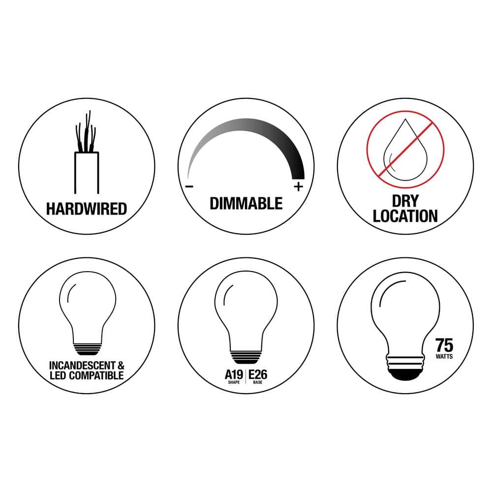 11 in. 1-Light Brushed Nickel Flush Mount with Frosted Glass Shade (2-Pack) - Hercitys