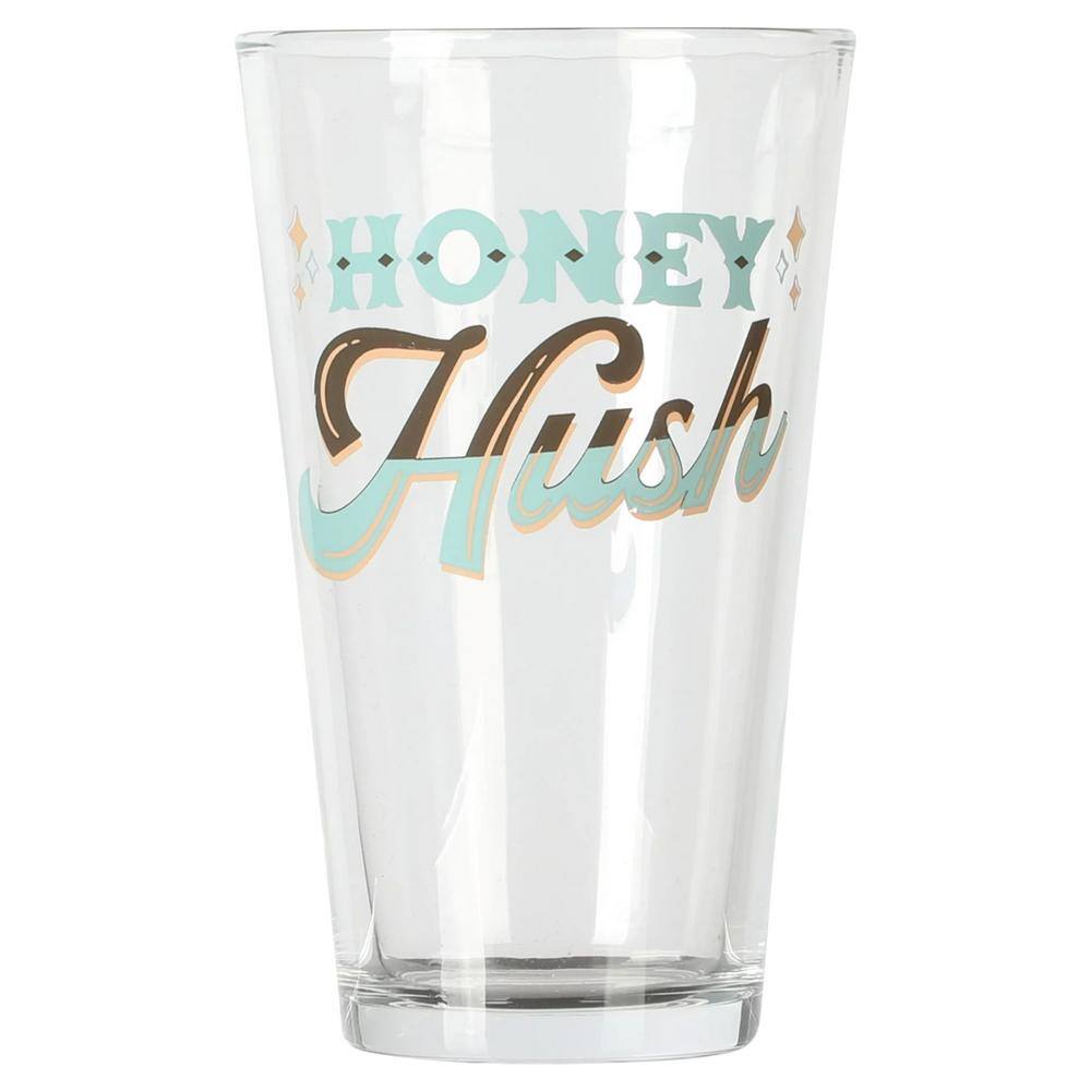 4-Piece 16 oz. Glass Honey Hush Tumbler Set - Hercitys