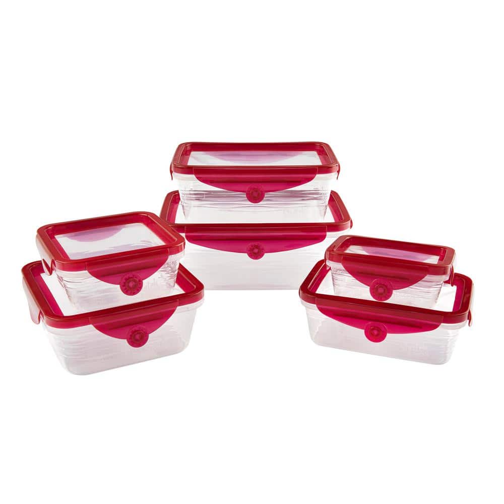 12-Piece Stretch and Fresh Stretchable Silicone Air-Tight Food Storage Container Set - Hercitys
