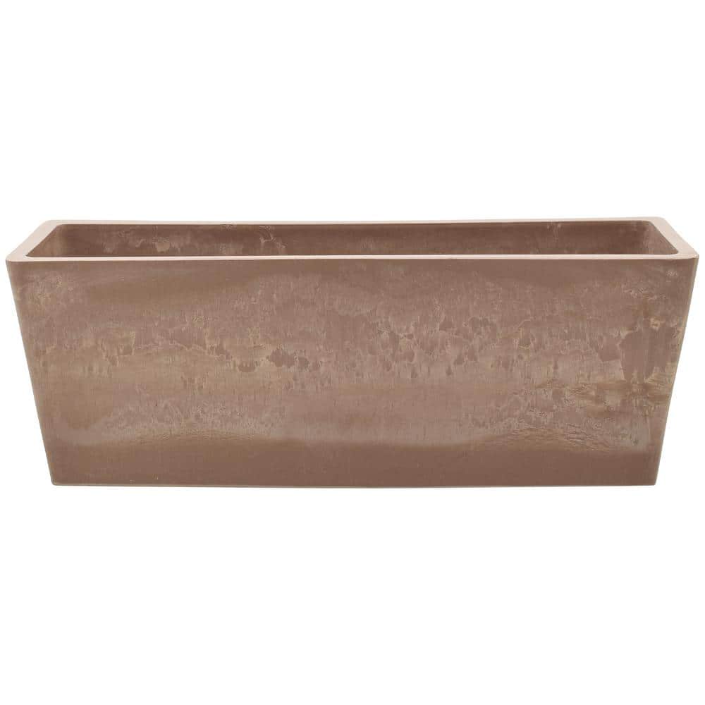 17.5 in. x 6.3 in. Taupe Composite PSW Window Box - Hercitys