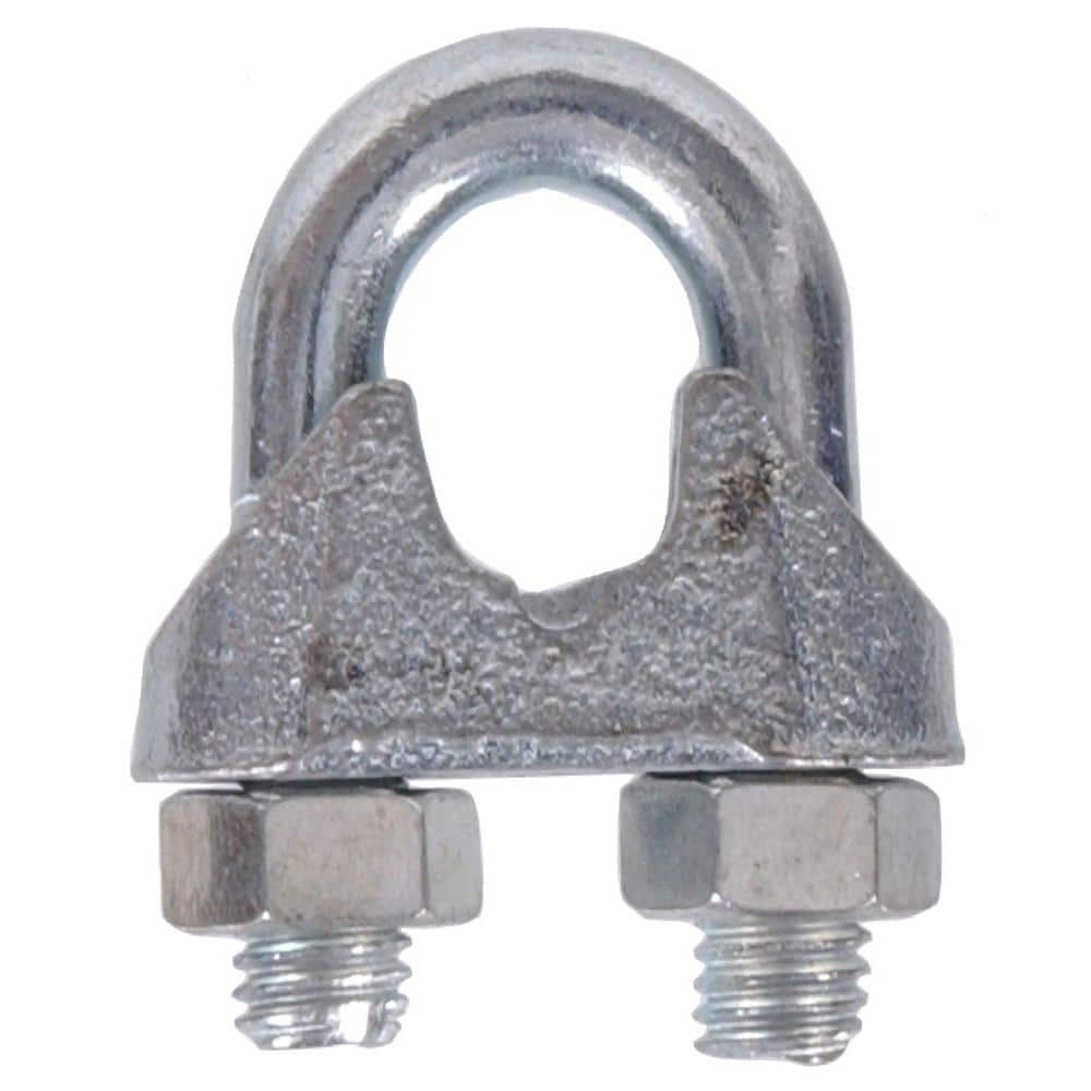 3/8 in. Wire Rope Clip in Zinc-Plated (25-Pack) - Hercitys