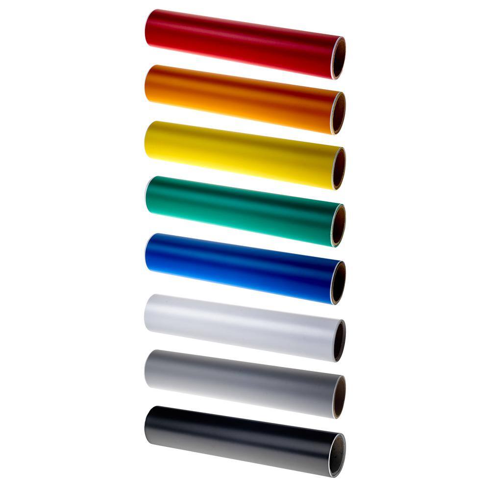 12 in. Pegboard Vinyl Self-Adhesive Tape Roll in Orange - Hercitys