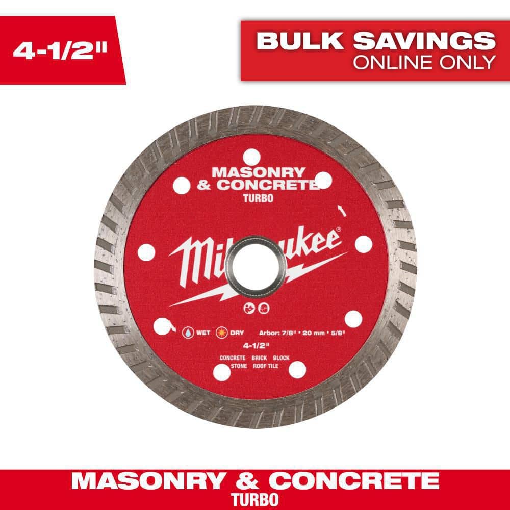 4.5 in. Turbo Masonry & Concrete Diamond Blade - Hercitys