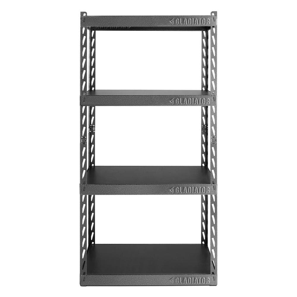 4-Tier Steel Garage Storage Shelving Unit with EZ Connect (30 in. W x 60 in. H x 15 in. D) - Hercitys