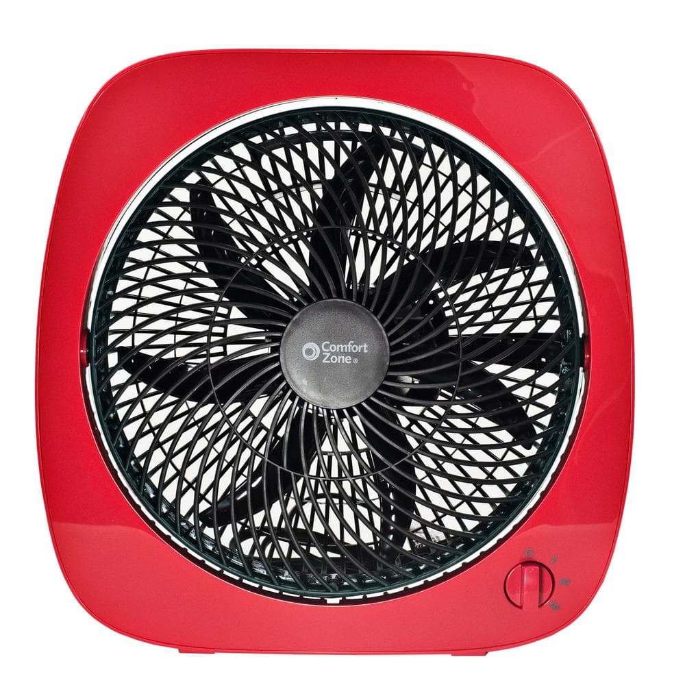 10 in. 3-Speed Turbo Table Fan with Rotary Control - Hercitys
