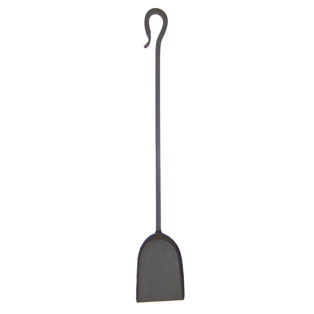 28 in. Tall Graphite Shepherd Hook Fireplace Shovel Tool - Hercitys