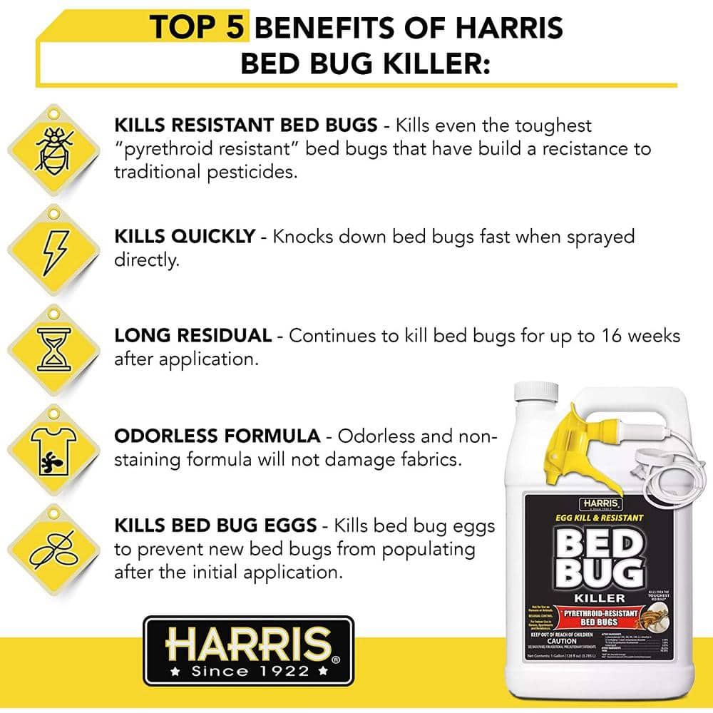 1 Gal. Ready-to-Use Egg Kill and Resistant Bed Bug Killer - Hercitys