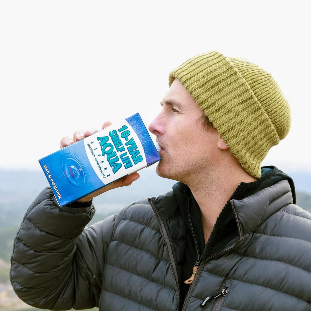 10-Year Shelf Life Aqua Literz 1 l (12-Pack) - Hercitys