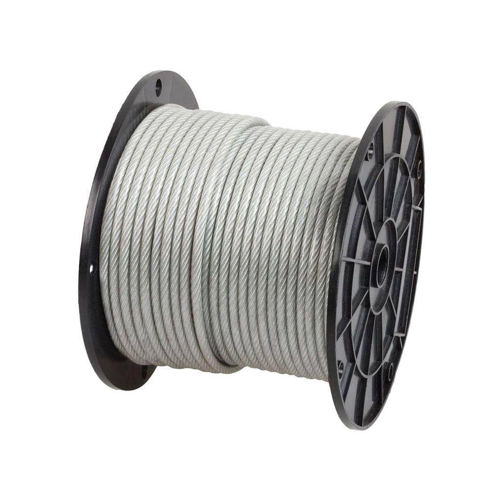 1/4 in. x 200 ft. Galvanized Vinyl Coated Steel Wire Rope - Hercitys
