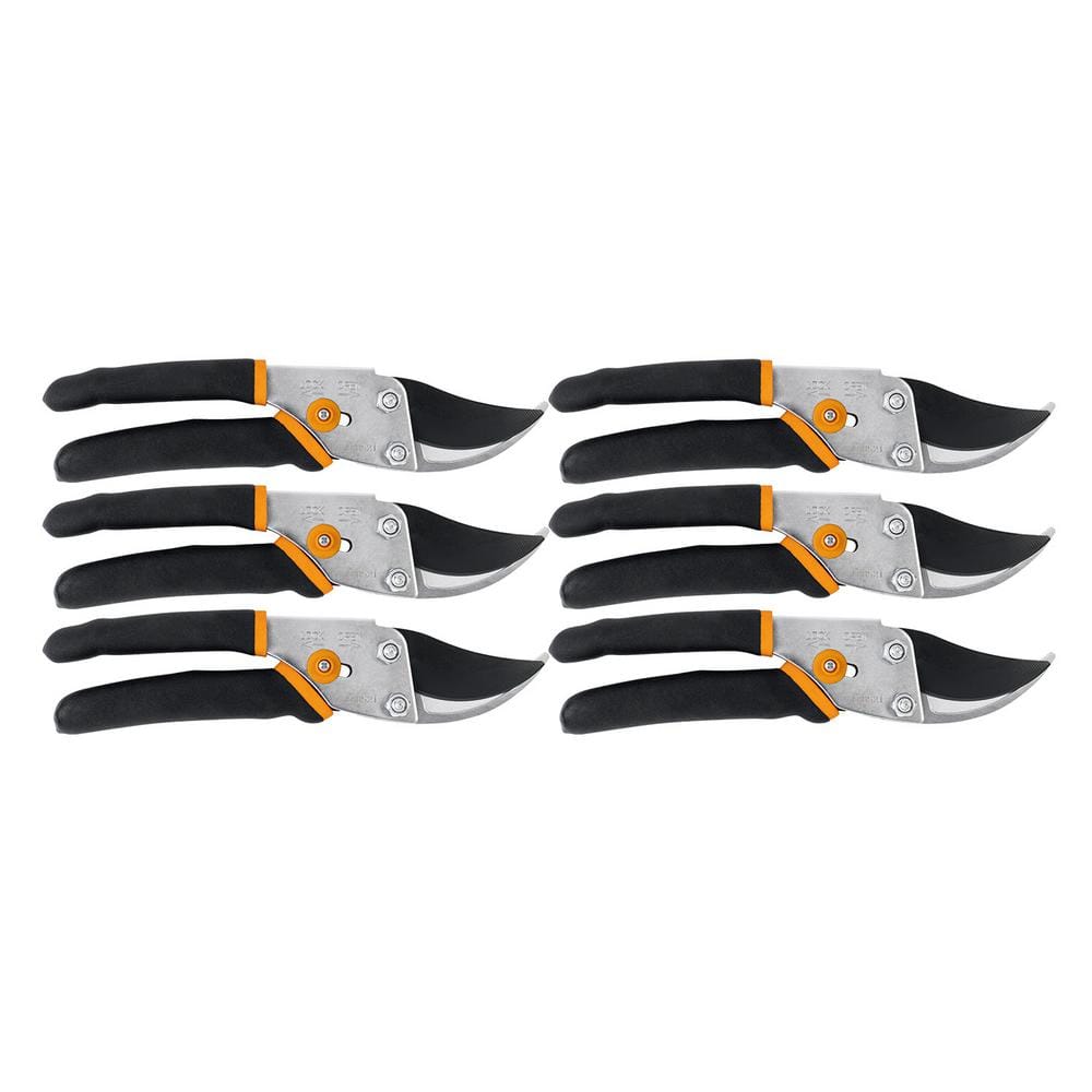 5/8 in. Cut Capacity 9 in. Classic Bypass Hand Pruning Shears (6-Pack) - Hercitys