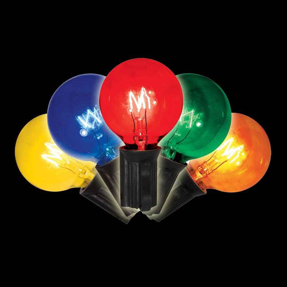 25-Light G40 Multi Light Set, Black Wire - Hercitys