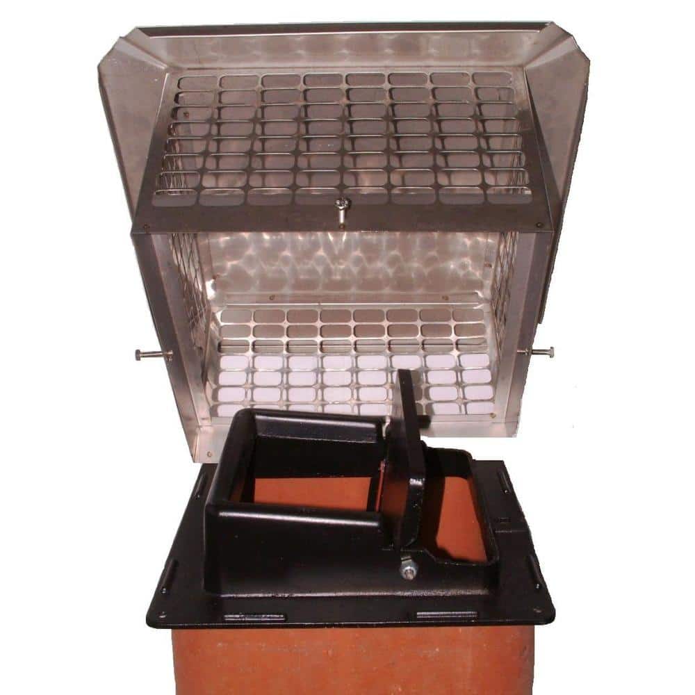 14 in. x 14 in. Forever Damper Chimney Cap - Hercitys