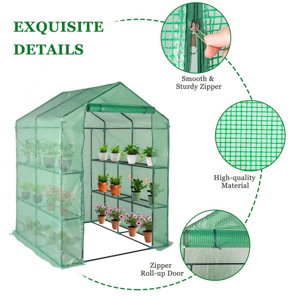 56 in. W x 56 in. D x 77 in. H Greenhouse - Hercitys