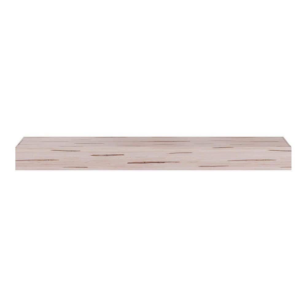 5 in. D x 7.25 in. W x 48 in. L Unfinished Ambrosia Maple Wood Mantel - Hercitys