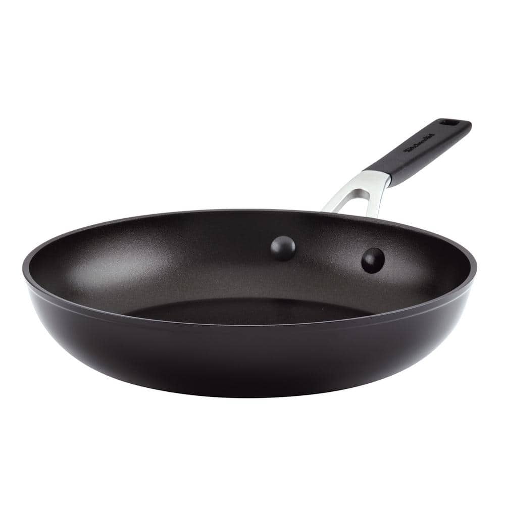 10 in. Hard Anodized Nonstick Aluminum Frying Pan Onyx - Hercitys