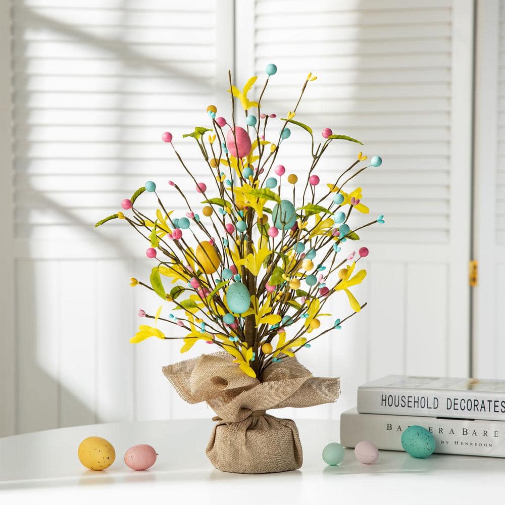 18 in. H Easter Egg Table Tree Decor - Hercitys