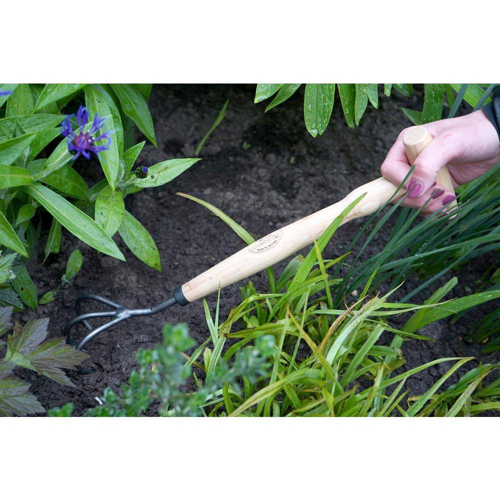 11.25 in. Handle 3-Tine P-Grip Handle Cultivator - Hercitys