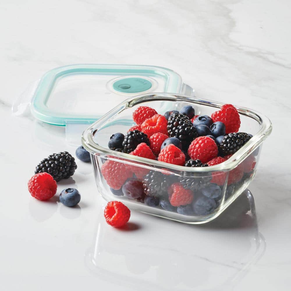 17 oz. Purely Better Vented Glass Food Storage Container - Hercitys