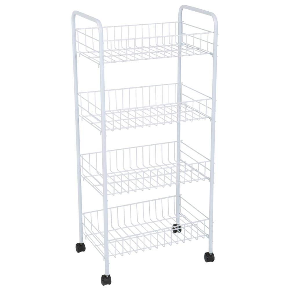 4 Tier Rolling Storage Cart - Hercitys