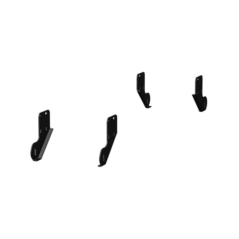 3-Inch Round Black Steel Nerf Bars, No-Drill, Select Ford F-150, F-250, F-350 Super Duty - Hercitys